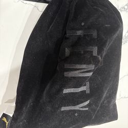 PUMA x Fenty by Rihanna suede "Black" espadrilles