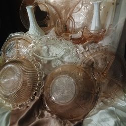 Pink Depression Glass