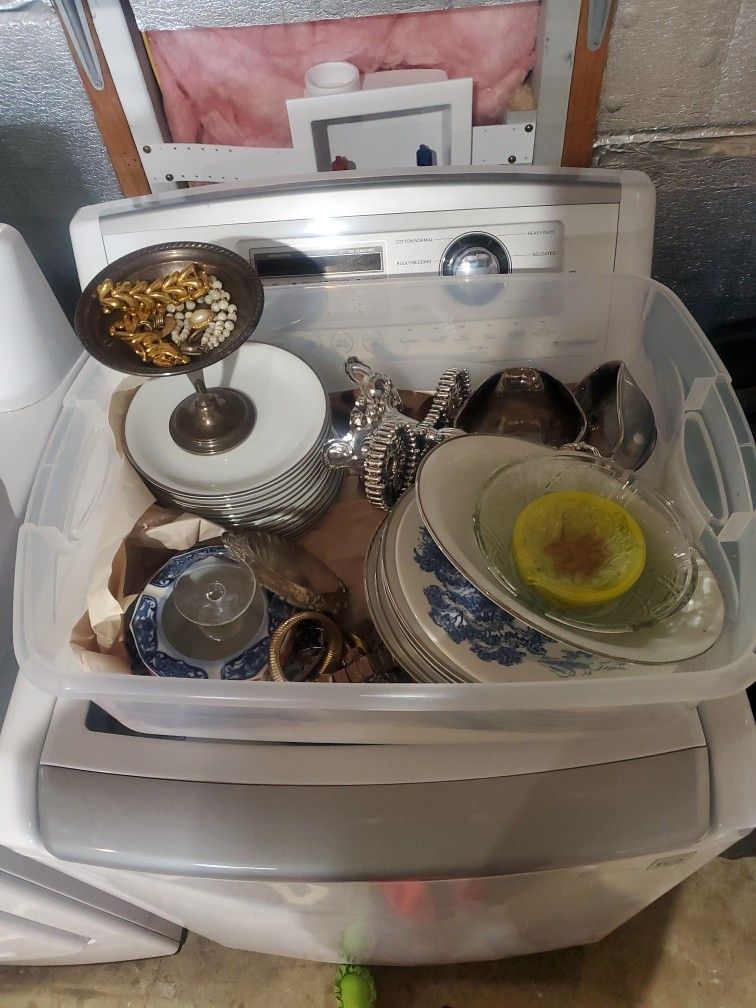 Old Vintage, Antique Glassware, Sterling Silver...etc