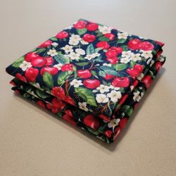 Cherry Print Quilting Fabric 