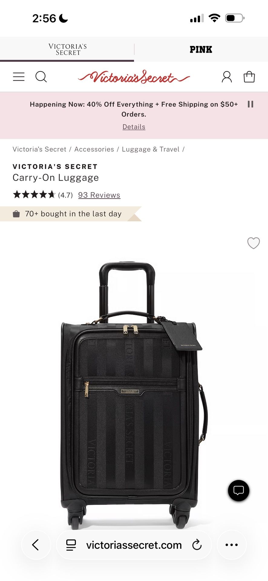 Victorias Secret Suitcase