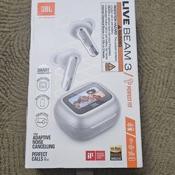 JBL Live Beam 3 Ear Buds! Open Box Never Used