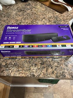 New Roku Streambar – 4K/HDR Streaming Player + Premium Soundbar