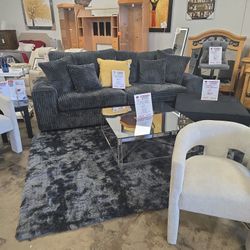 Lobby Wide Sofa Grey