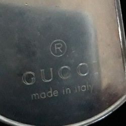 100% Authentic GUCCI DOUBLE MILITARY TAG