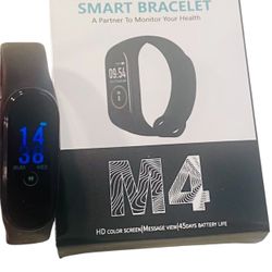 M4 Smart Bracelet - Health & Fitness Tracker with HD Color Display