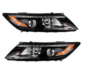 Fits 2014-2015 Kia Optima Halogen Headlight Left & Right Side, Bulbs Included