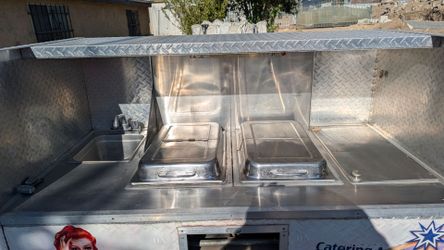 Mobile Food Cart Trailer Taco Cart Concession Food Vending Kiosk **LOCAL PICKUP ONLY**
