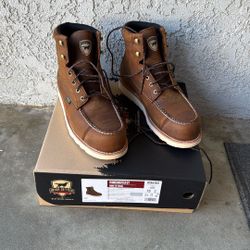 Red Wing Men’s Boots Size 12 Steel Toe 