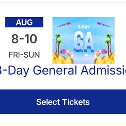 BAJA BEACH FEST 3-DAY GENERAL ADMISSION PASS