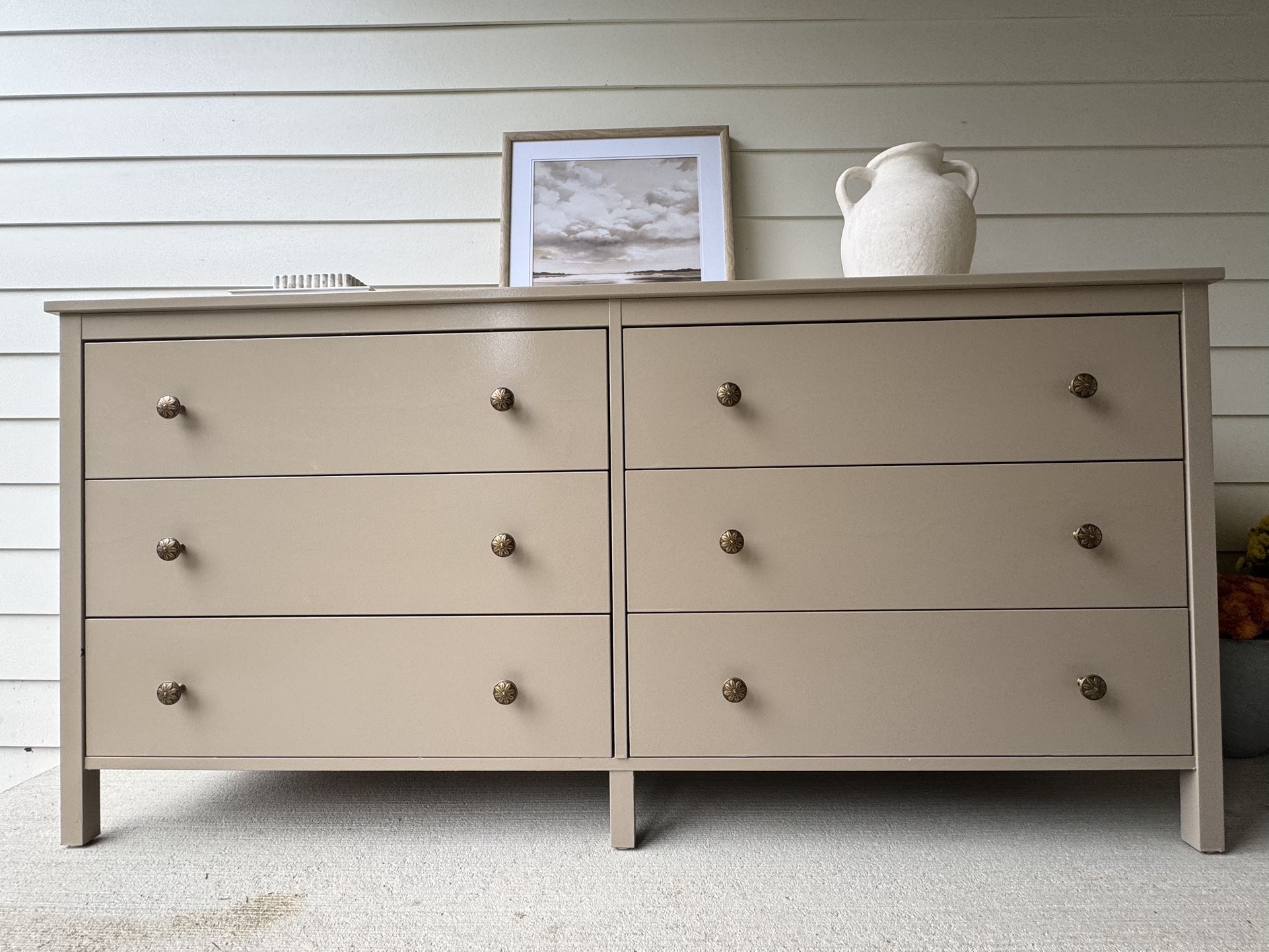Long 6 Drawer Dresser