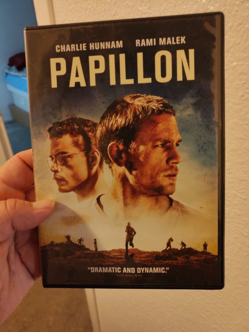 NEW DVD MOVIE - ( PAPILION). PICK ⛏️ UP ONLY