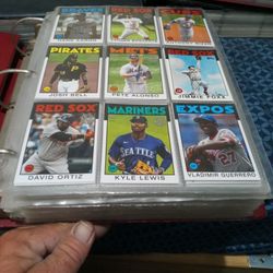 Binder Full Of Baseball Cards Huge Lot Mini Star Players