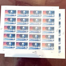 National WWII Memorial USPS Stamps