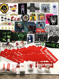 Supreme Stickers Accessories 