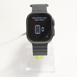 Unlocked Apple Watch Ultra 3 49MM Black Titanium Black Ocean Band