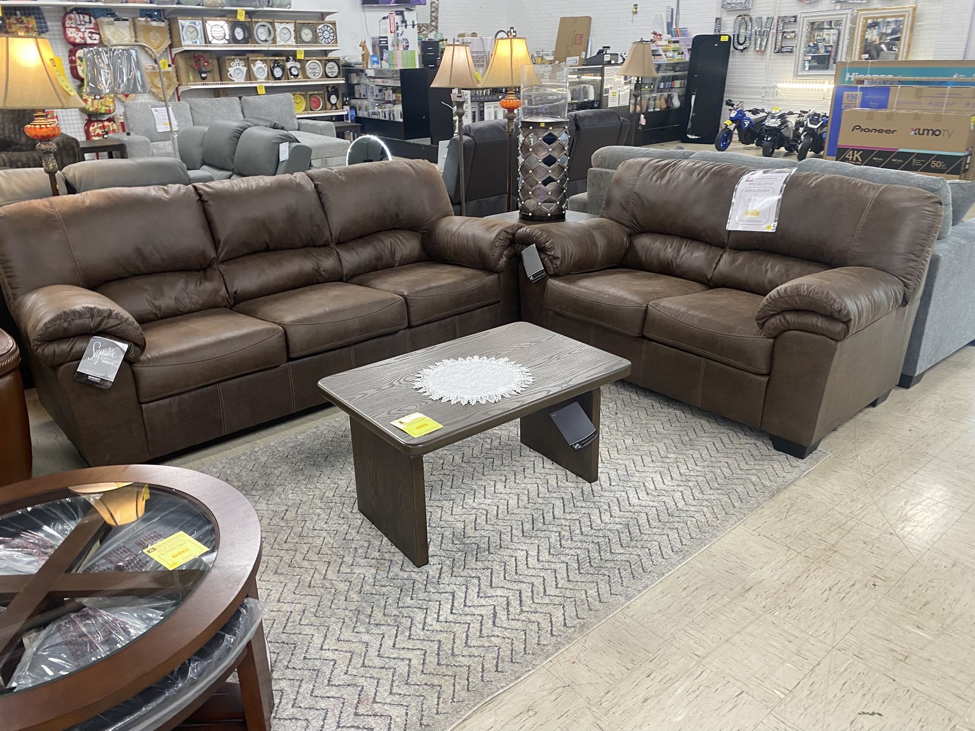 Sofa And Love Seat $999