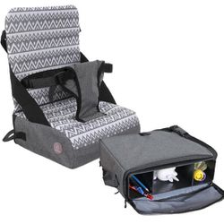Dreambaby Grab ‘N Go Travel Booster Seat with Built-in Storage Space