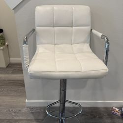 Bar Stool White
