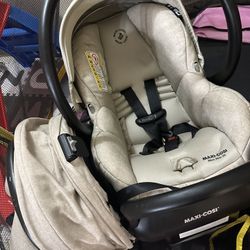 Toddler Car Seat 2-1 With Stroller And Bassinet 
