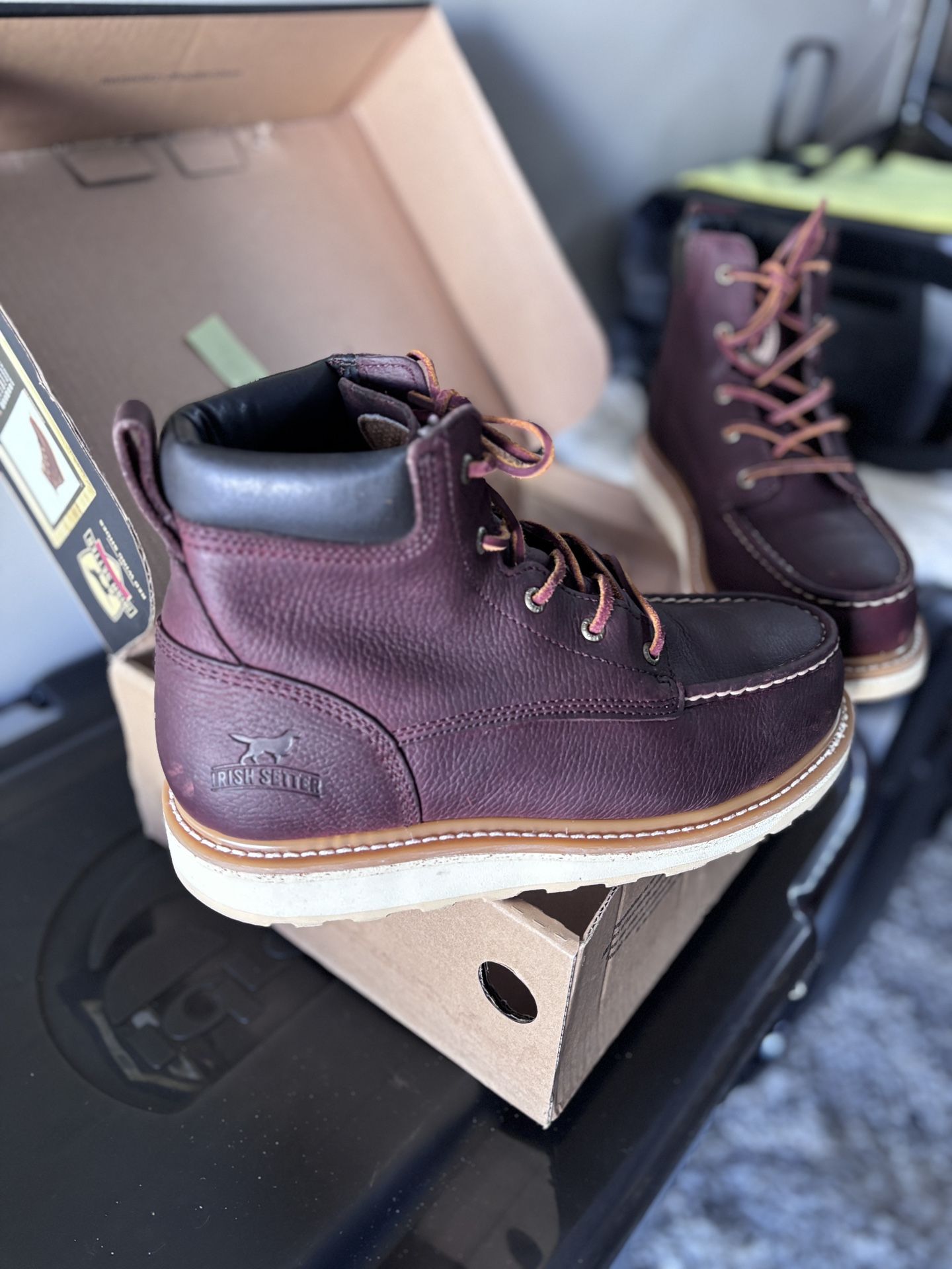 irish by red wings boots