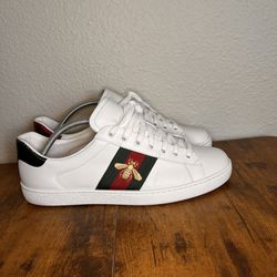 Gucci Aces Leather Sneakers 