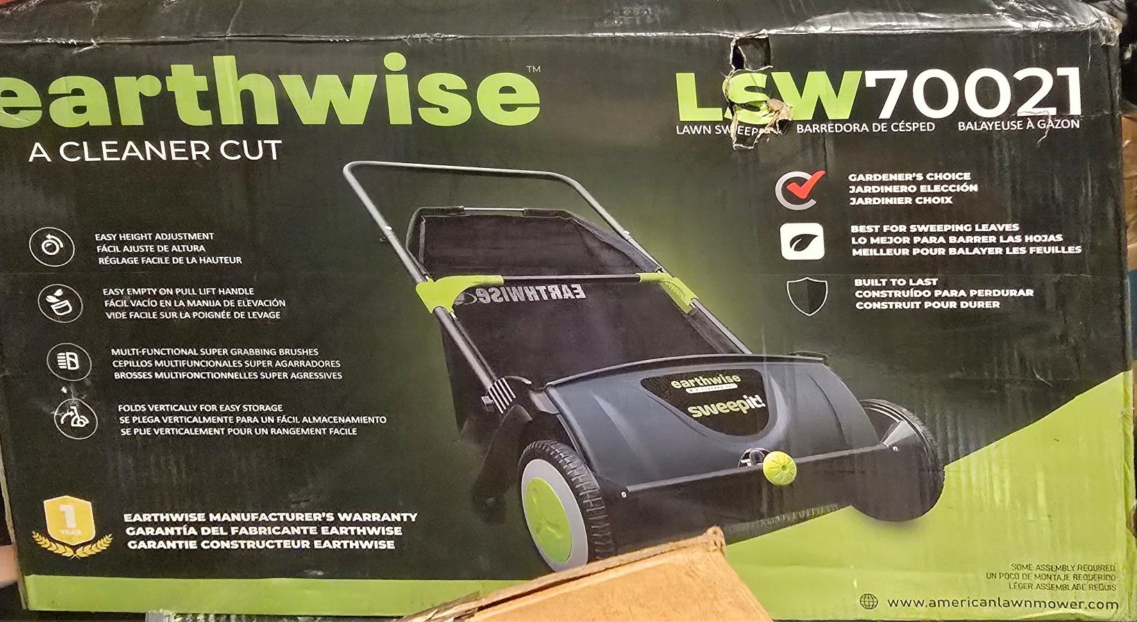 Earthwise Lawn Sweeper