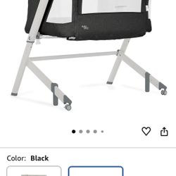 Evolur Stellar Bassinet and Bedside Sleeper, Black