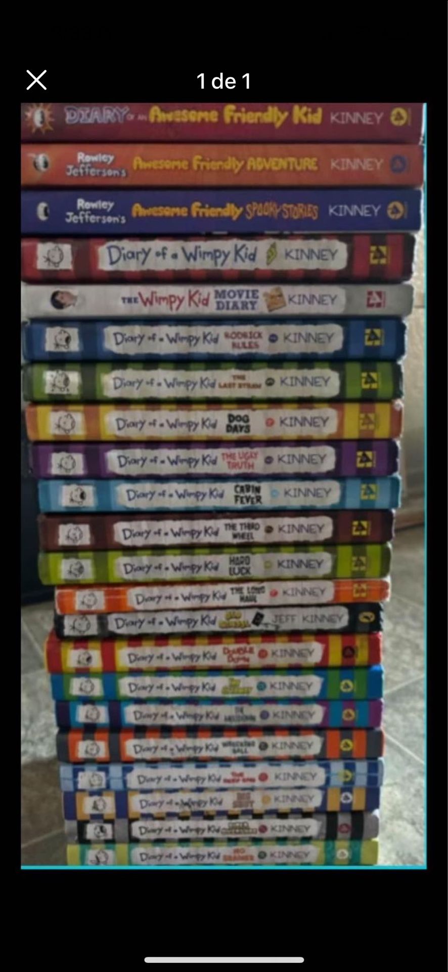 Diary Of an Wimpy Kid Collection Of 22 Hard Cover Book