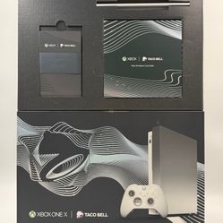 SEALED TACO BELL XBOX ONE X w/ Elite Wireless Controller & Stand