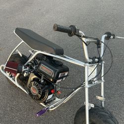 frp grey mini bike