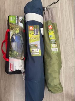 Complete Camping Bundle – Coleman Tent + 2 Camping Chairs + Picnic Blanket – Like New