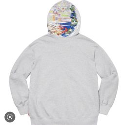 Supreme Globe Zip Up Hooded Sweatshirt