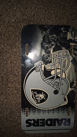 Vintage Raiders License Plate