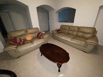 Leather Couch And Loveseat Set