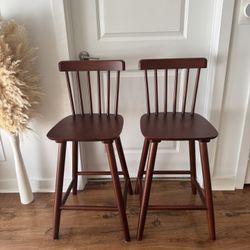 Veliano Solid Wood Windsor Back Stool