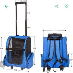 Sodynee Dog Carrier Pet Carrier Bag Dog Cat Travel Bag Dog Carriers for Small Dogs,blue 
Check out this item on OfferUp. 