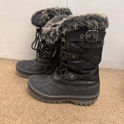 Little Kid Size 13 - Girls Mid-Calf Winter Boots Water-Resistant