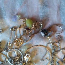 14 K Gold And Sterling Silver  