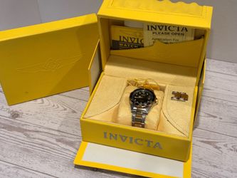 Invicta Pro Diver 8934OB Men's 37.5mm Gold & Steel 200M Watch NEEDS BATTERY