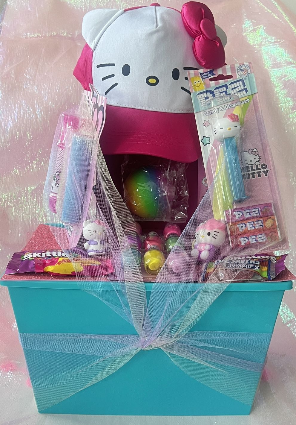 Hello Kitty Gift Basket For Birthdays Or Any Occasion