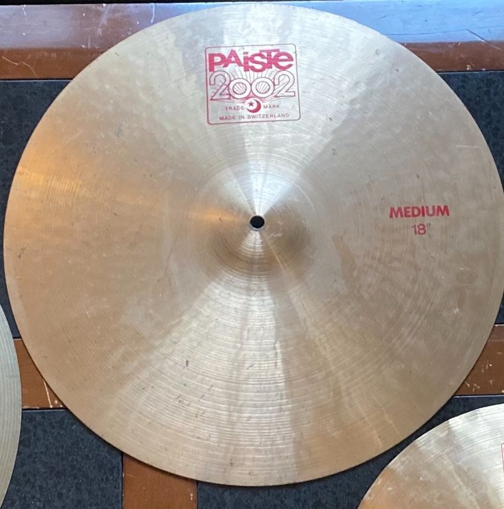 Paiste 2002 18” Medium Crash Cymbal