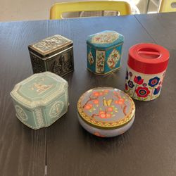 Vintage Tin Containers