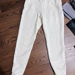 Joggers Cream Color 