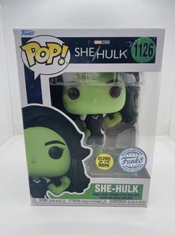 NEW FUNKO POP! SPECIAL EDITION! MARVEL STUDIOS: SHE-HULK #1126 GLOWS IN THE DARK