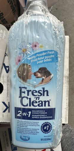 fresh clean 2 in 1 dog shampoo