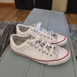 Men's white converse size 9.5