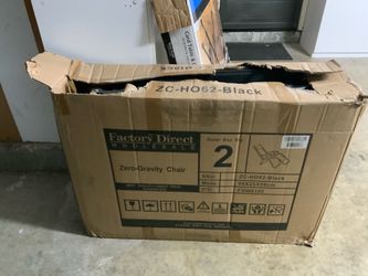 2 Zero gravity chairs - almost new