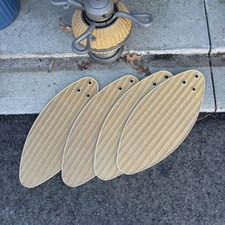 Hampton Bay Rattan Fan 48” NEW 