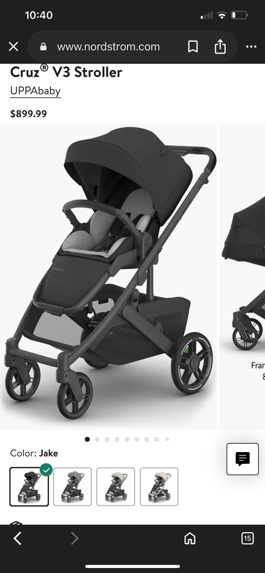Uppababy Stroller 